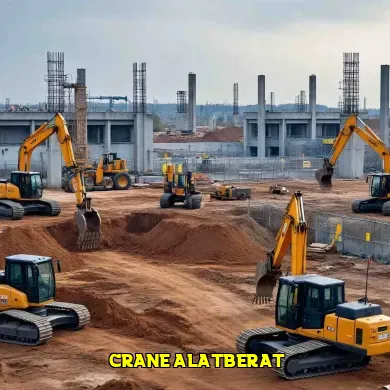 Penggunaan Crane Alat Berat di Gedung UIN Sunan Kalijaga